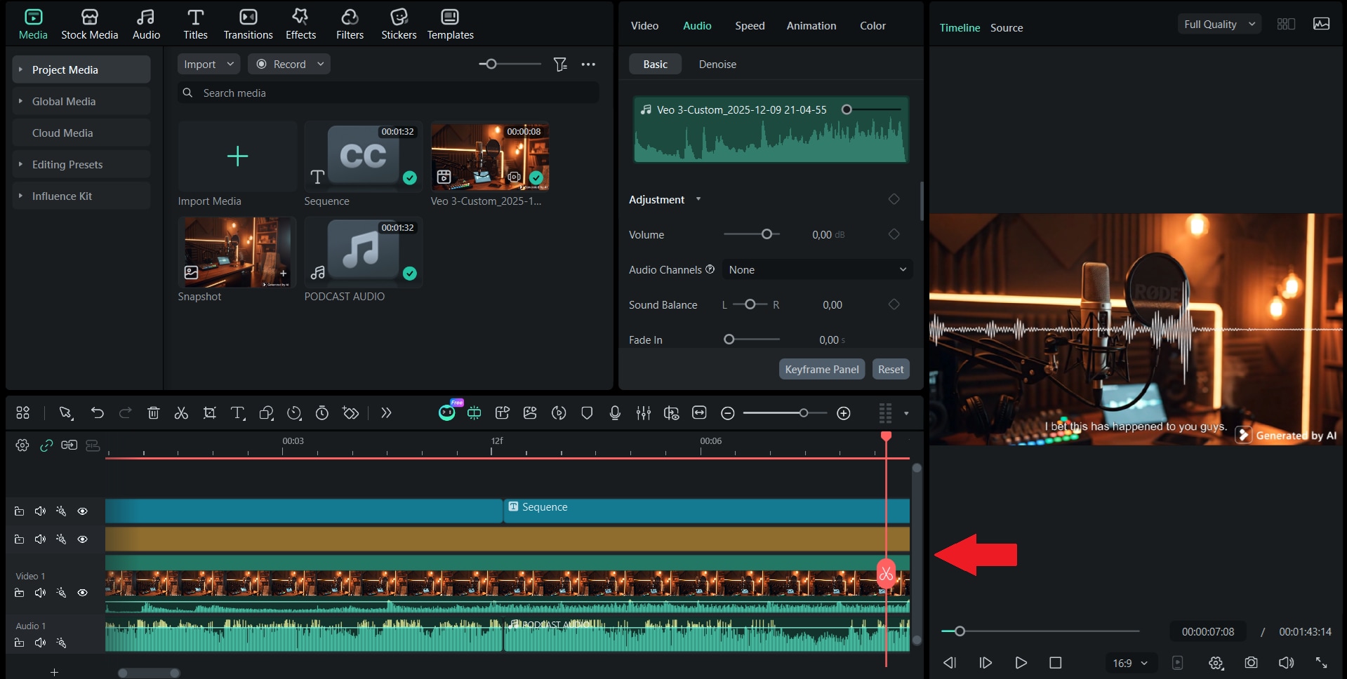 assemble all visual and audio assets