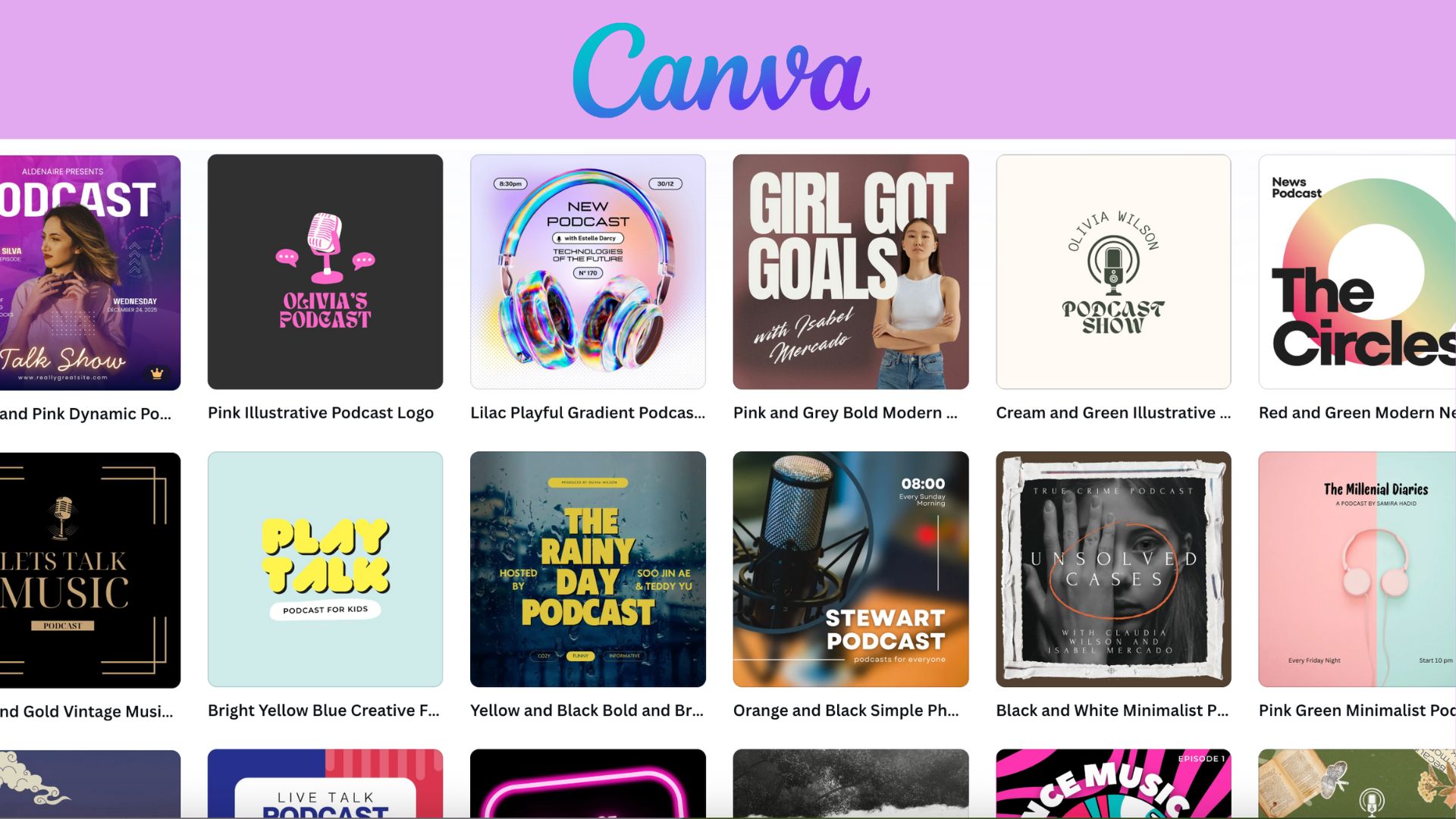 canva podcast visualizer