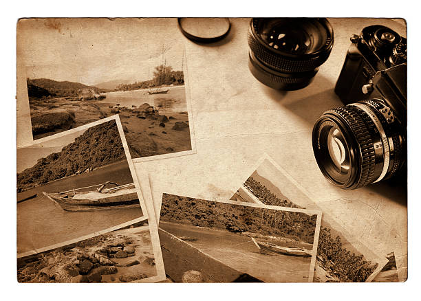 Sepia lens filter for retro tones.