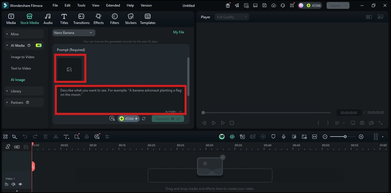 adding images and prompts