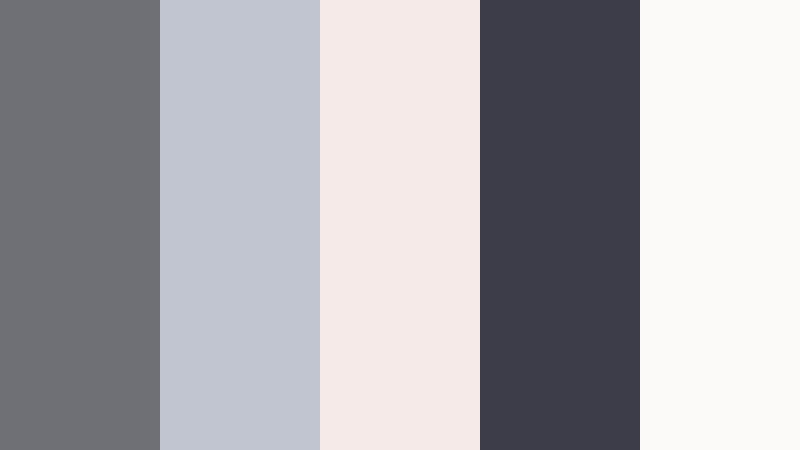 porcelain tea morning meteor gray color palette with hex codes