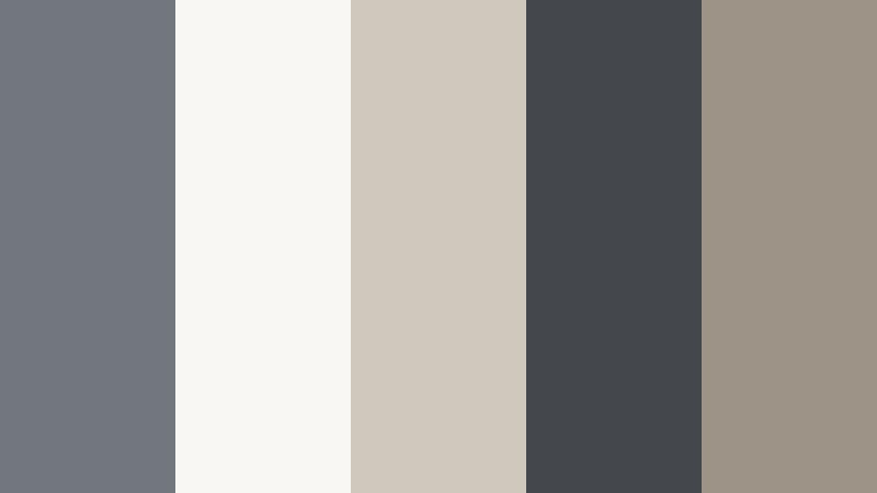 portfolio showcase slate horizon gray color palette with hex codes