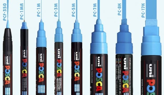 posca marker sizes
