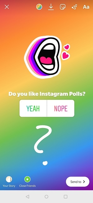 Post Instagram Poll