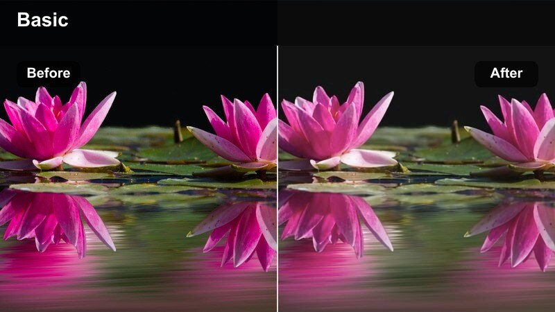 Creator sitting in a pastel studio wearing soft tones with low contrast fashion color grading