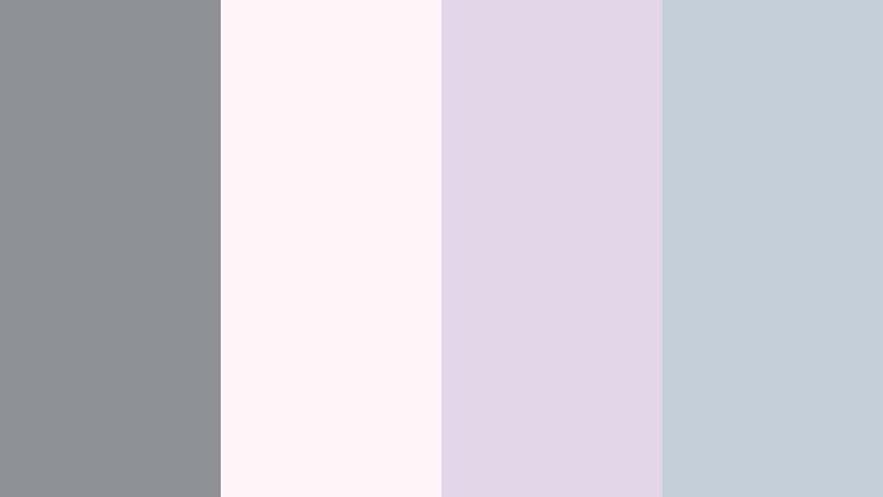 powder studio glow stone gray color palette with hex codes