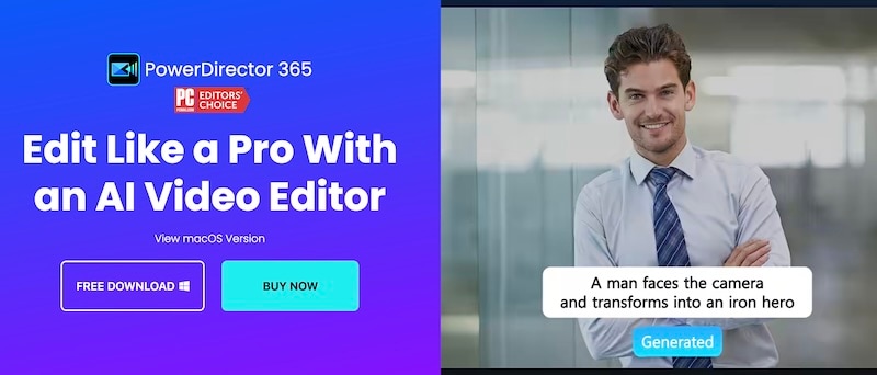 powerdirector video editor