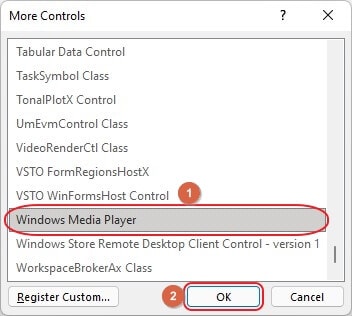 powerpoint más controles reproductor multimedia de windows