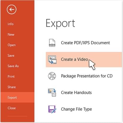 create a video powerpoint