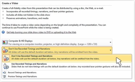  Enregistrer les PPT en vidéos 