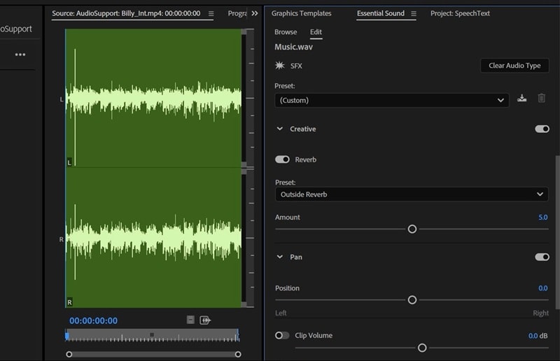 premiere pro mixing
