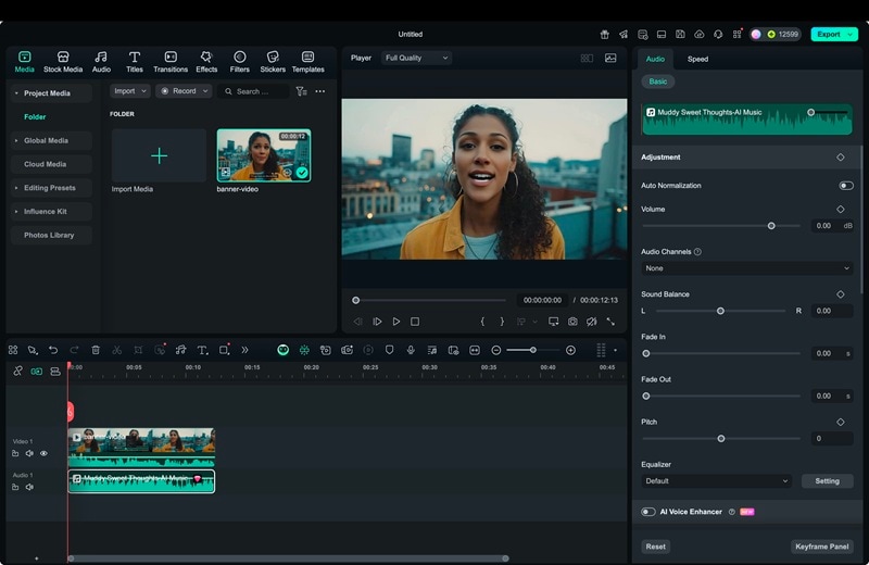import files to filmora timeline
