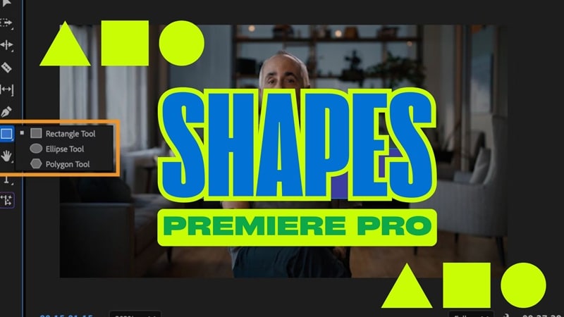 how to add shapes in premiere pro