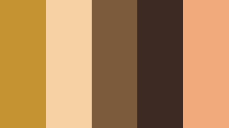 prairie porch coffee prairie gold color palette with hex codes