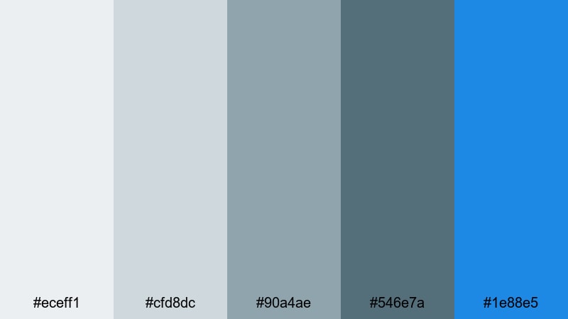 precision imaging suite medical color palette with hex codes