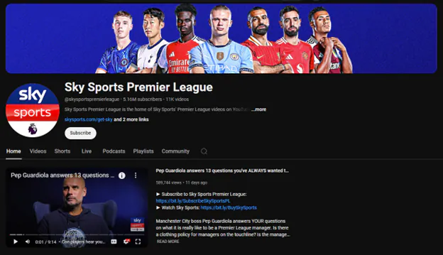 premier league highlights youtube sky sports