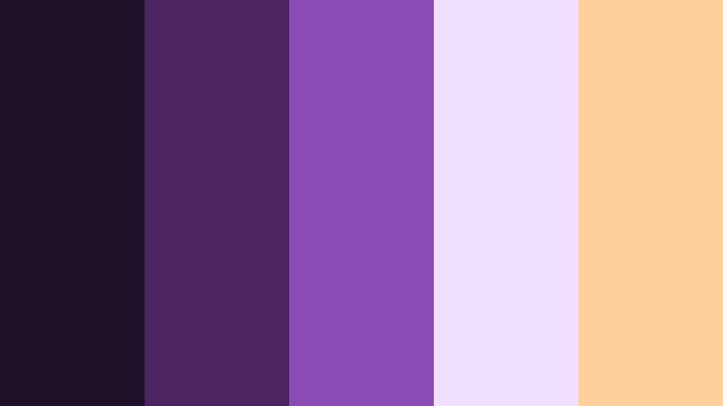 premiere night velvet shadow scene purple color palette with hex codes