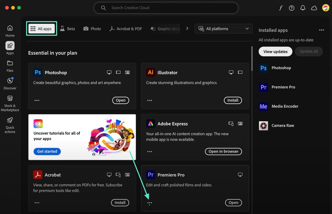 reinstall premiere pro