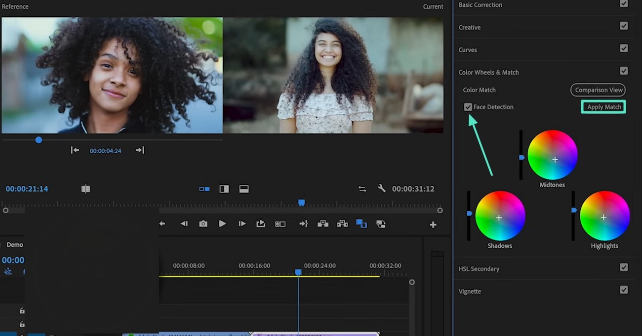 apply match premiere pro