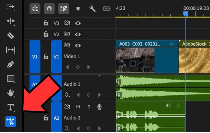select generative extend premiere pro