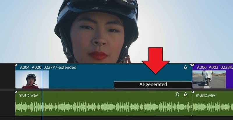 review the generative extend result