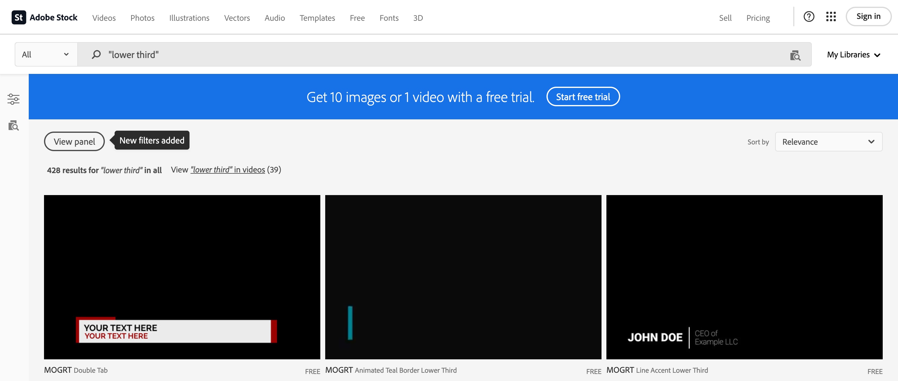 adobe stock lower thirds