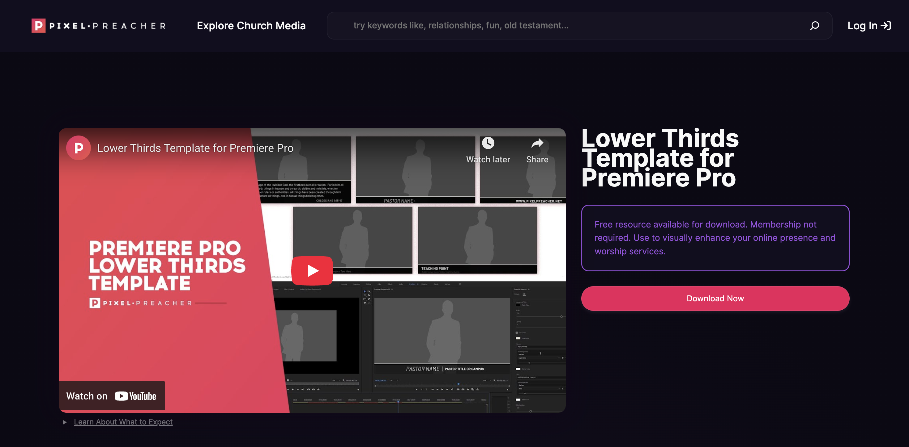 pixel preacher lower thirds