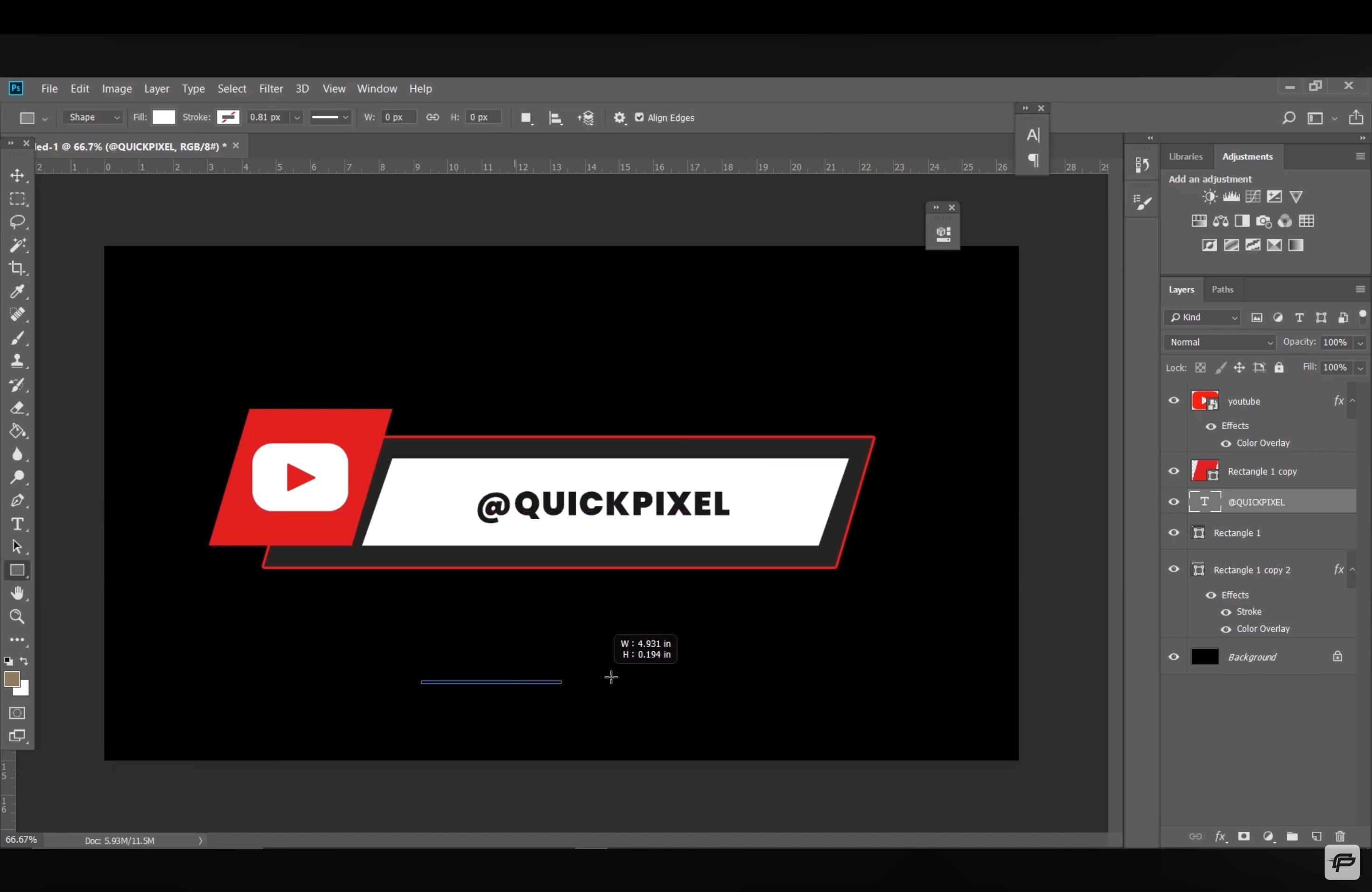 photoshop lower thirds