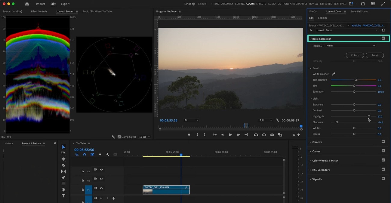 explore basic panel premiere pro