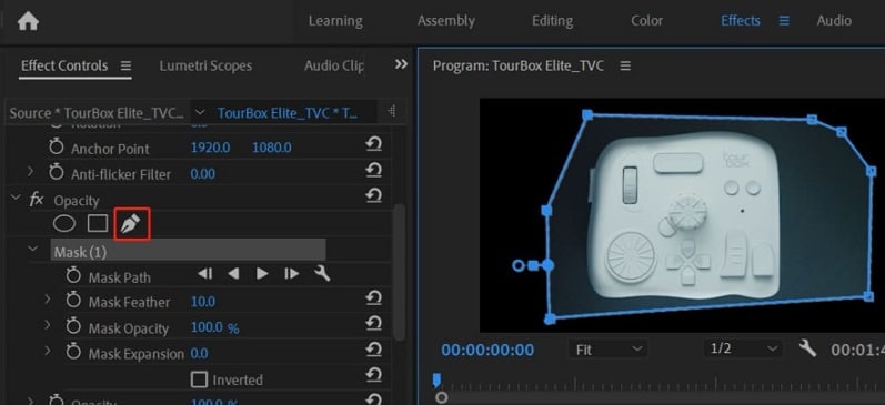 mask shape adjustments