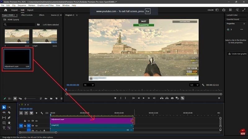 add adjustment layer