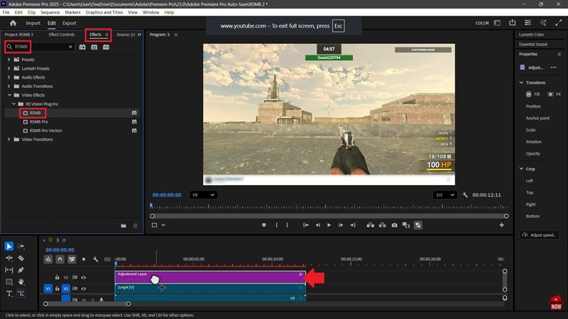 apply the rsmb plugin