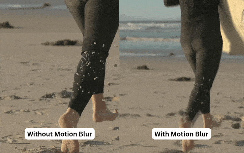 モーションブラー in filmora