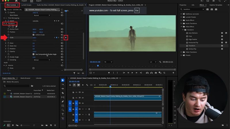 set the start frame