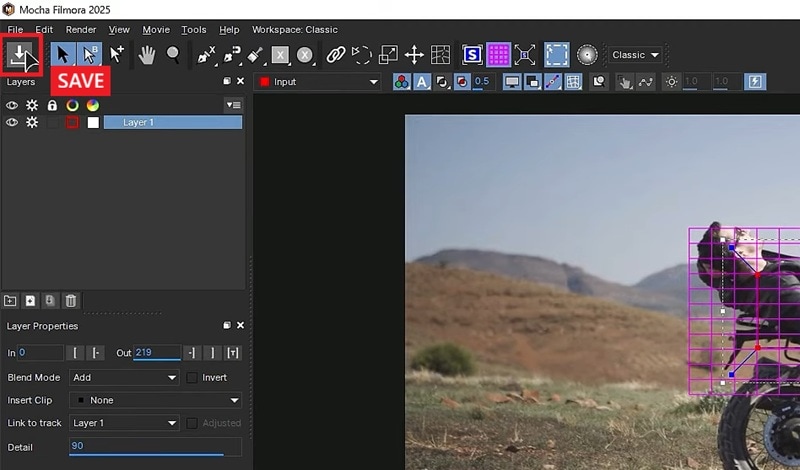 save and return to filmora workspace
