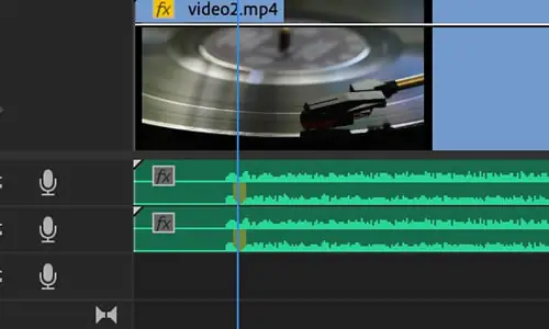 align audio clips at the markers