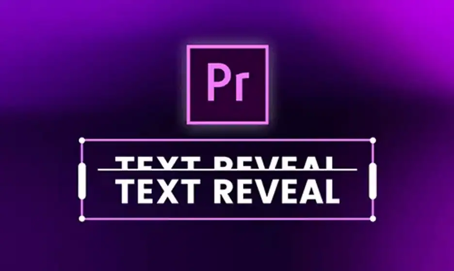 premiere pro text reveal animation