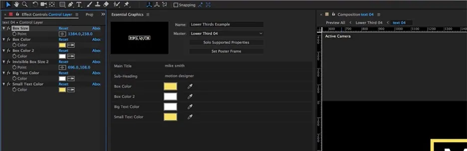 premiere pro essential graphics