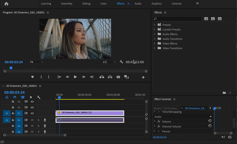 premiere auto reframe effect