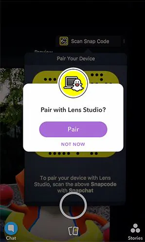 pratinjau lens studio