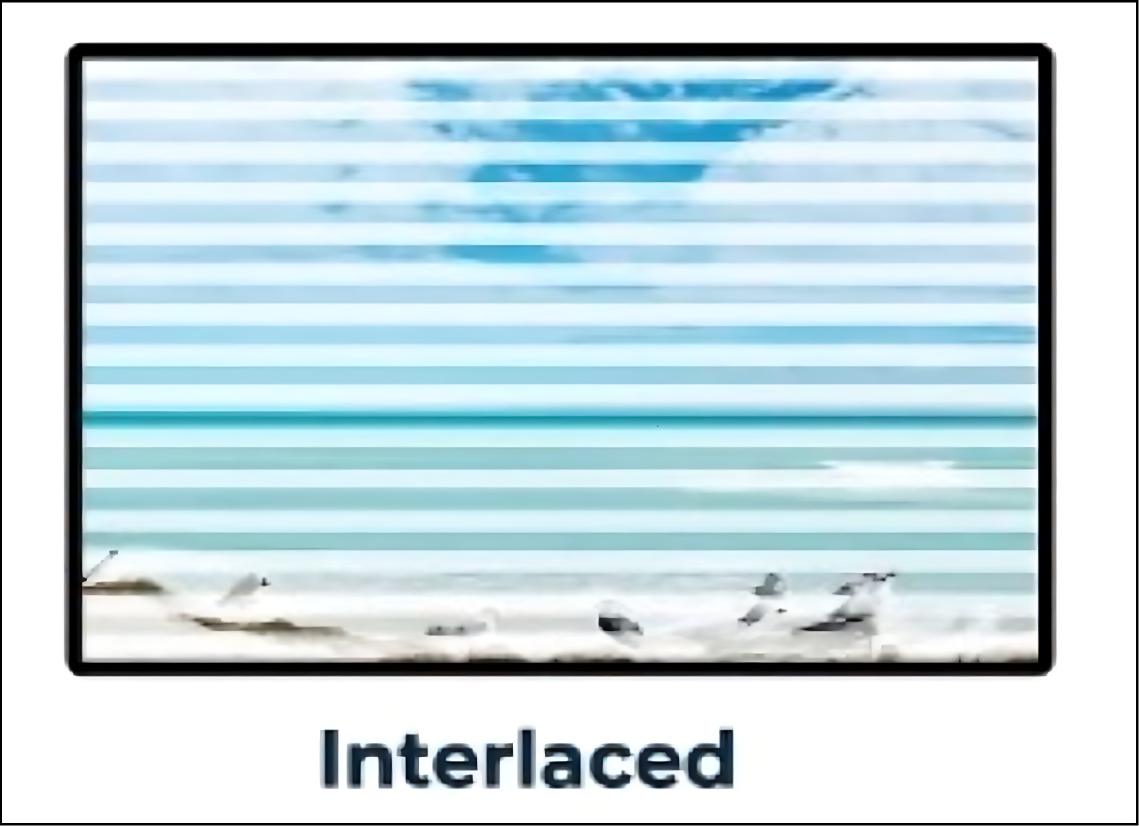 image of interlaced scan