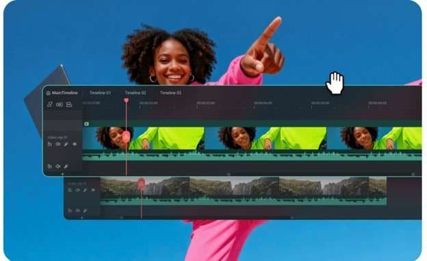 wondershare filmora timeline