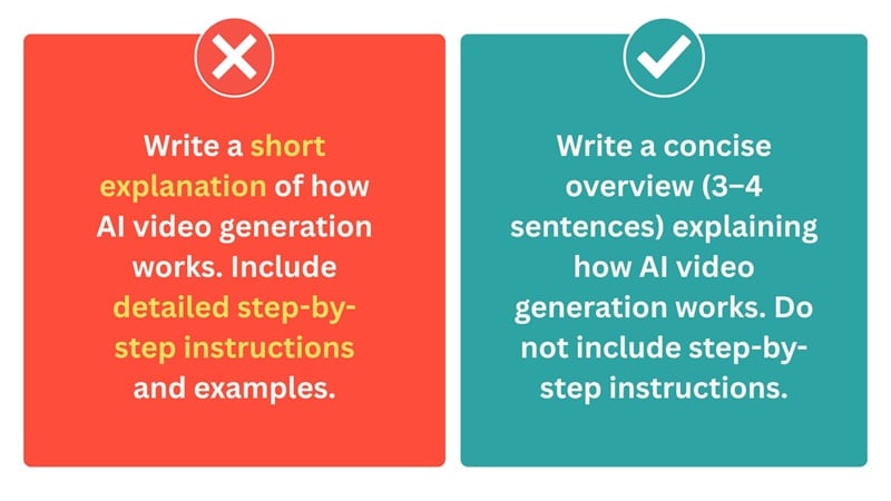 conflicting instruction prompt example