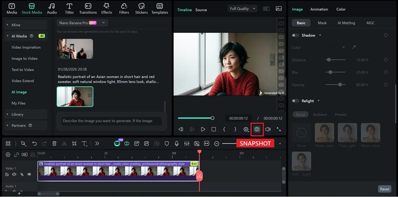 download ai image from filmora