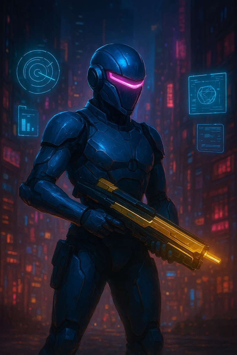 ai image futuristic hunter