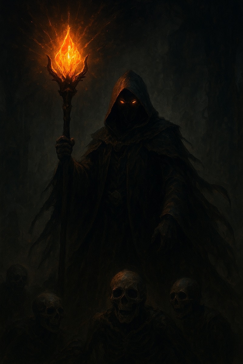 ai image of mysterious sorcerer