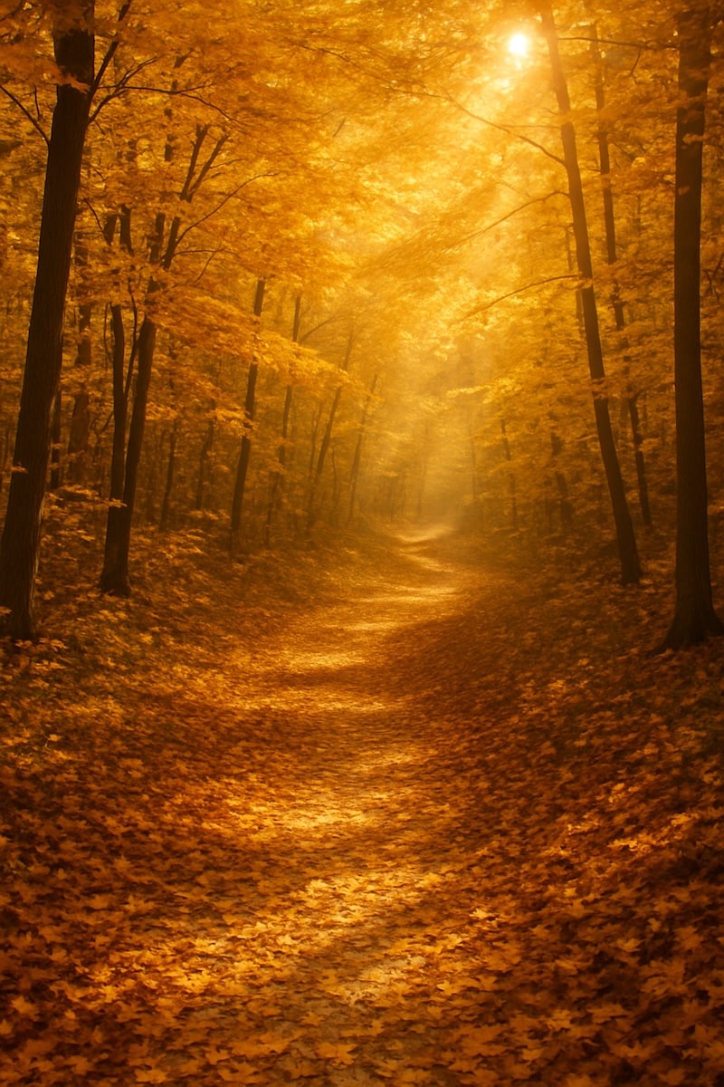 ai image forest foliage