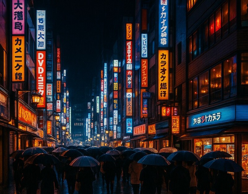 ai image of busy street