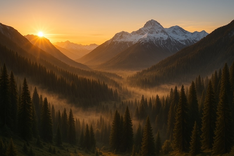 ai image of mountains