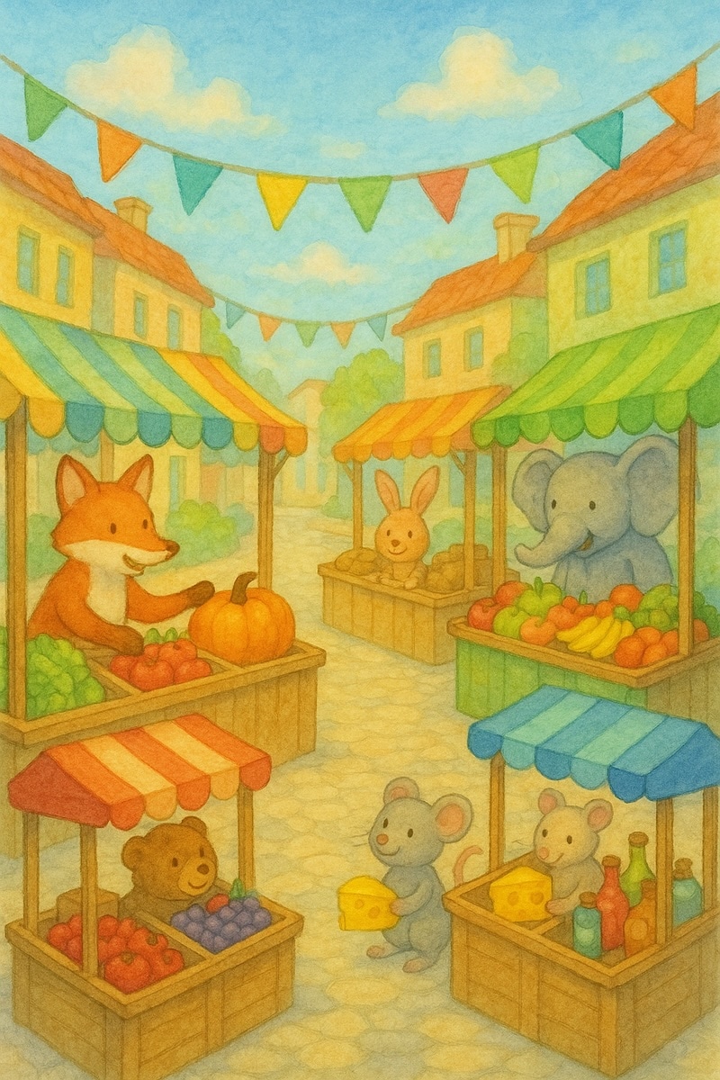 ai image of marketplace
